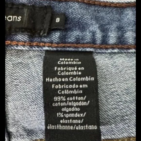 Calvin Klein Blue Bootcut Jeans with Vintage Wash 184 - Picture 7 of 8